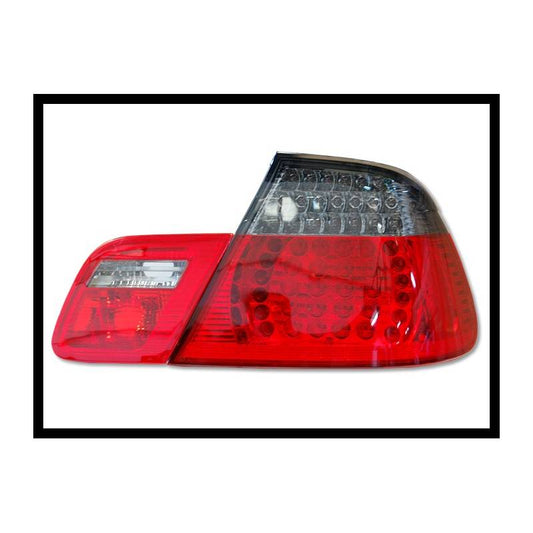 Jeu de feux Arrières BMW E46 '98-'05 CC, Led, Rouge, Chromé, Fumé - KDMPARTS EUROPE TUNING STORE