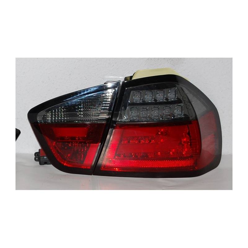 Jeu de Feux Arrières Cardna BMW E90 05 Lightbar Led Rouge/Fumé - KDMPARTS EUROPE TUNING STORE