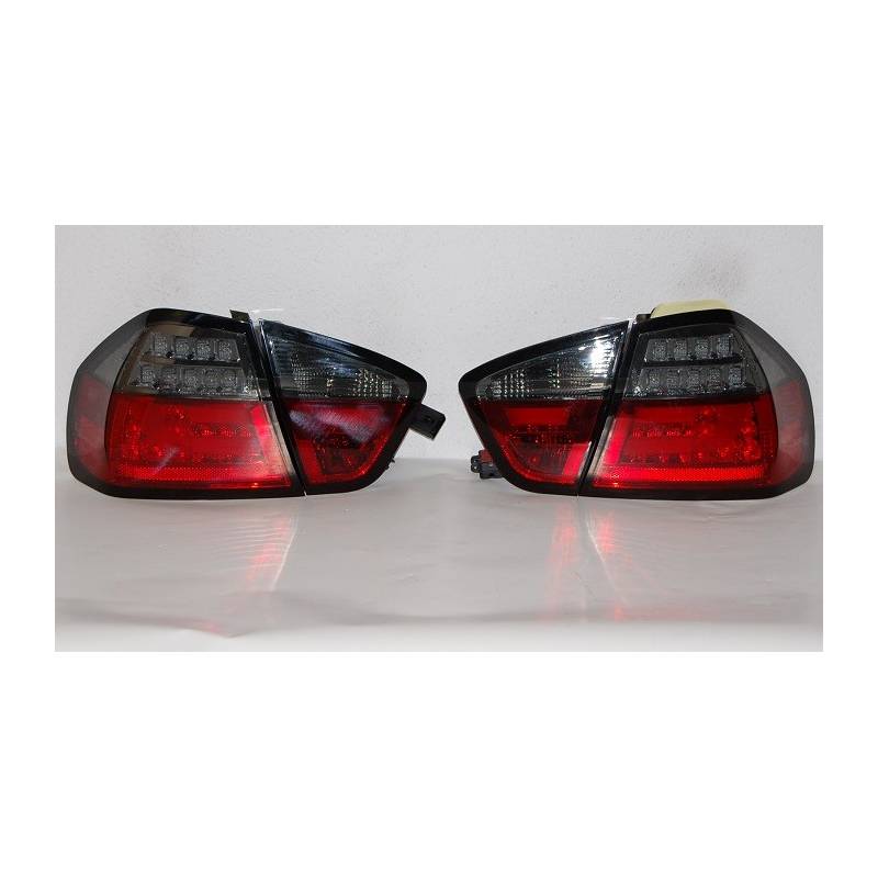 Jeu de Feux Arrières Cardna BMW E90 05 Lightbar Led Rouge/Fumé - KDMPARTS EUROPE TUNING STORE