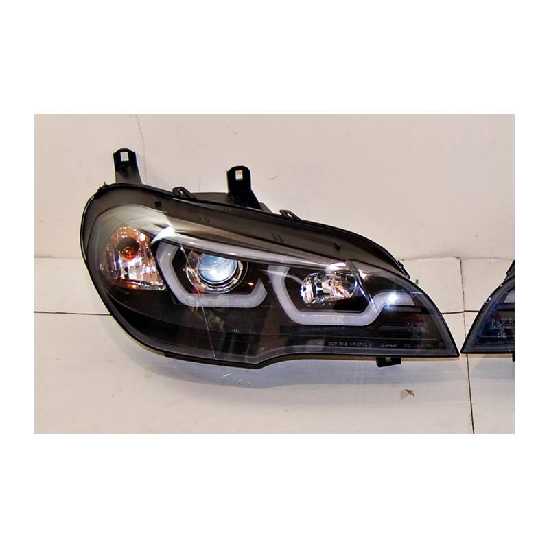 Jeu de Phare Avant Lumière De Jour BMW X5 E70 07-13 Black - KDMPARTS EUROPE TUNING STORE