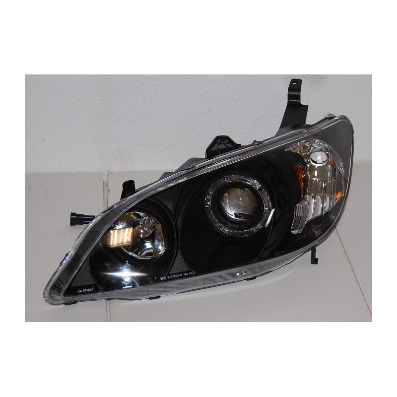 Jeu de Phare Avant Yeux D'Ange Honda Civic '04 4P. - KDMPARTS EUROPE TUNING STORE