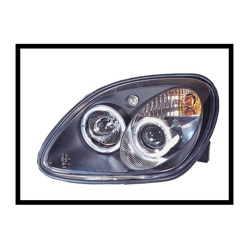Jeu de Phare Avant Yeux D'Ange Mercedes SLK 96 Noir - KDMPARTS EUROPE TUNING STORE