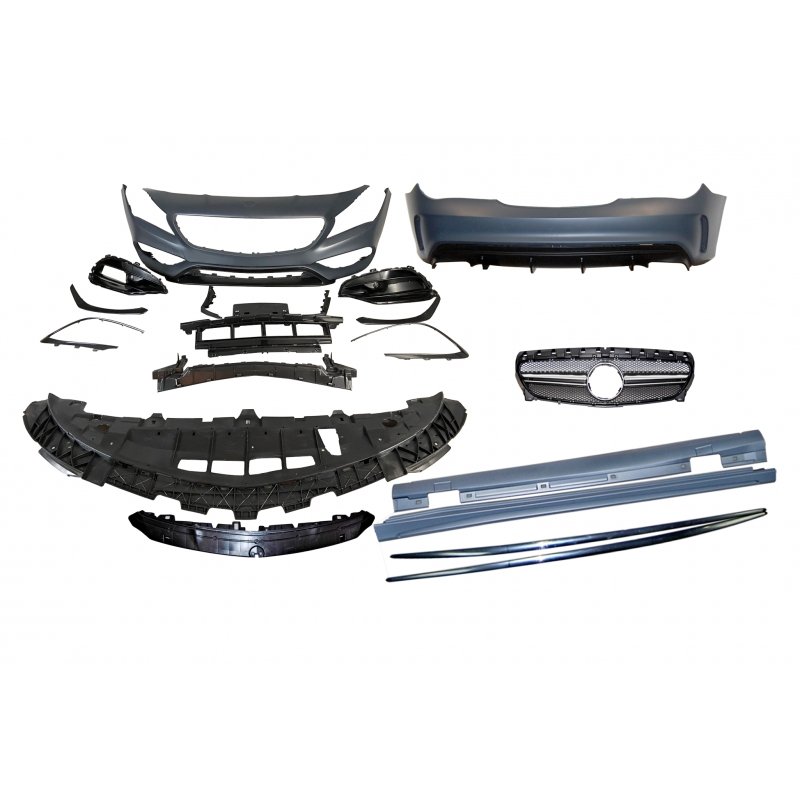 Kit De Carrosserie Mercedes W117 13-16 4P / SW LCI Look AMG A45 - KDMPARTS EUROPE TUNING STORE