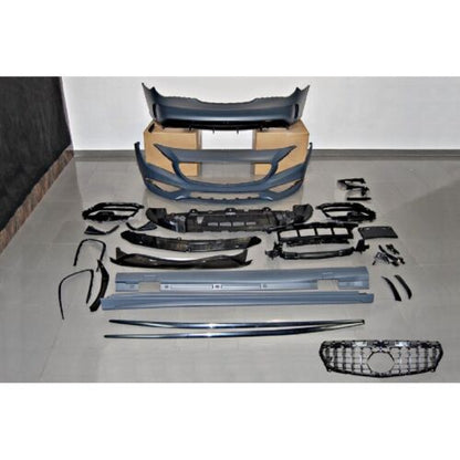 Kit De Carrosserie Mercedes W117 13-16 4P / SW LCI Look AMG A45 Calandre - KDMPARTS EUROPE TUNING STORE