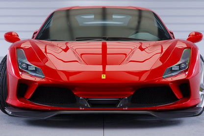 Lame de pare chocs avant avec ABE pour Ferrari F8 Tributo / Spider CSL767 2019 - KDMPARTS EUROPE TUNING STORE